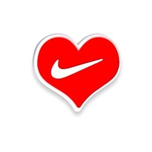 3/$10💥 Nike Heart Croc Charm